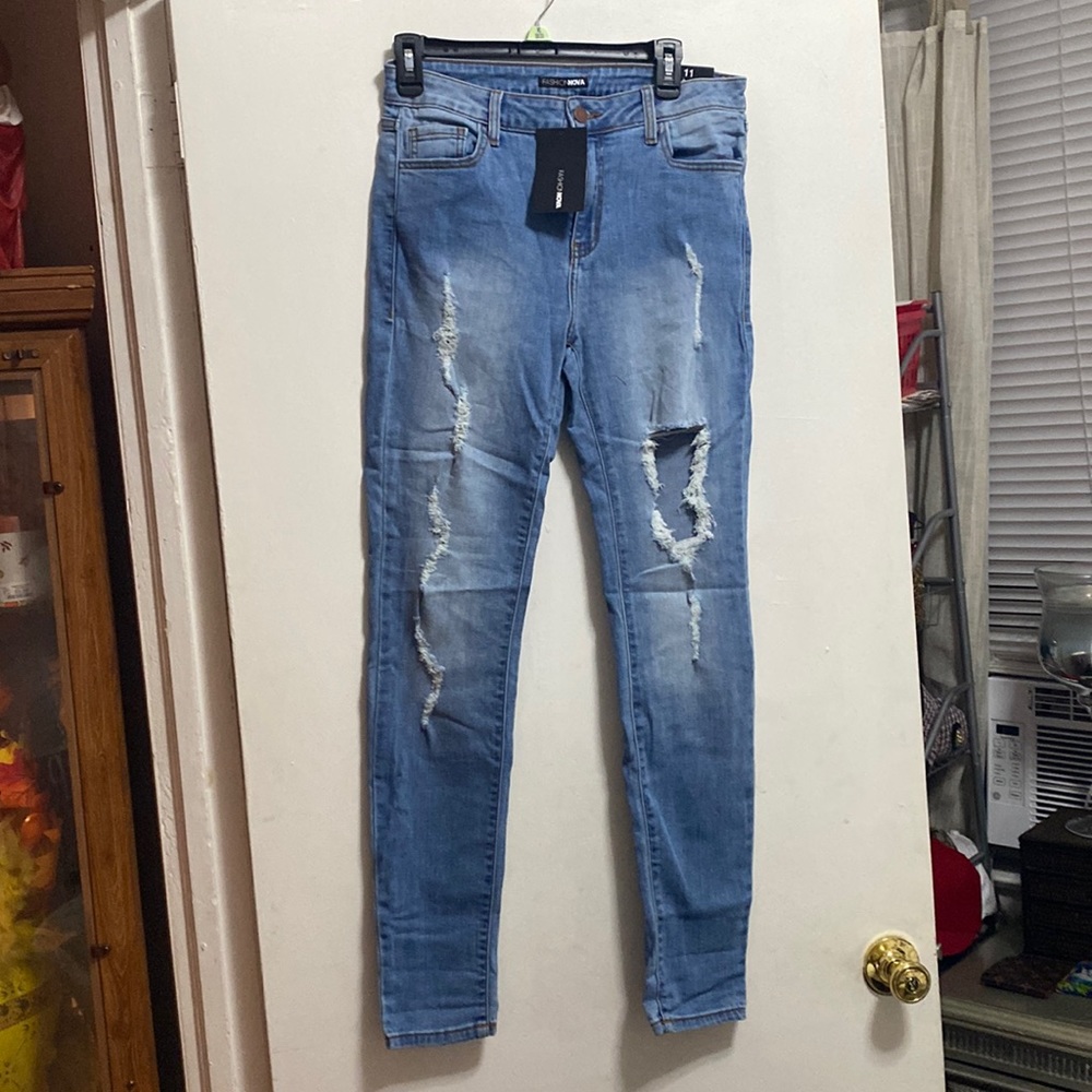 Fashion nova glistening jeans